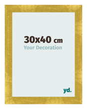 Bilderrahmen 30x40cm Gold Vintage MDF Pisa Vorne Messe | Yourdecoration.at
