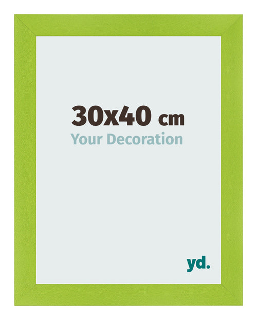 Bilderrahmen 30x40cm Grün MDF Pisa Vorne Messe | Yourdecoration.at