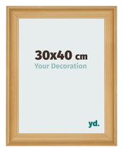 Bilderrahmen 30x40cm Kiefer Gemasert MDF Lazio Vorne Messe | Yourdecoration.at