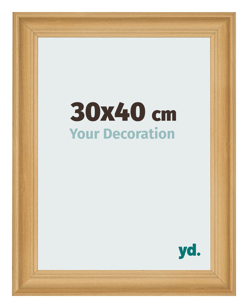 Bilderrahmen 30x40cm Kiefer Gemasert MDF Lazio Vorne Messe | Yourdecoration.at
