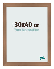 Bilderrahmen 30x40cm Kupfer Dekor MDF Bologna Vorne Messe | Yourdecoration.at