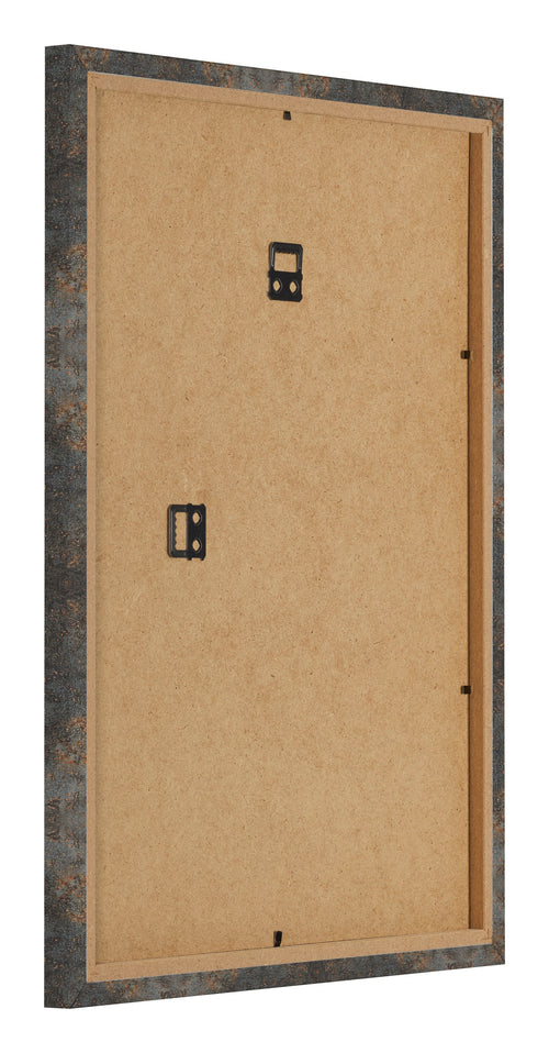 Bilderrahmen 30x40cm Oxidiertes Metall MDF Bologna Ruckseite Schrag | Yourdecoration.at