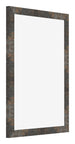 Bilderrahmen 30x40cm Oxidiertes Metall MDF Bologna Vorne Schrag | Yourdecoration.at