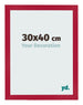 Bilderrahmen 30x40cm Rot MDF Bologna Vorne Messe | Yourdecoration.at