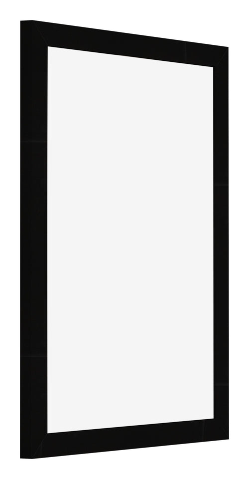 Bilderrahmen 30x40cm Schwarz Hochglanz MDF Bologna Vorne Schrag | Yourdecoration.at