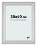 Bilderrahmen 30x40cm Silber Matt MDF Lazio Vorne Messe | Yourdecoration.at