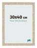Bilderrahmen 30x40cm Sonoma Eiche MDF Bologna Vorne Messe | Yourdecoration.at