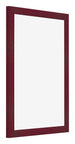 Bilderrahmen 30x40cm Weinrot Gewischt MDF Bologna Vorne Schrag | Yourdecoration.at