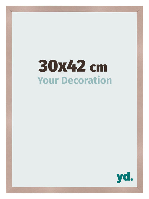 Bilderrahmen 30x42 cm Altrosa MDF Bologna Vorne Messe | Yourdecoration.at
