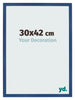 Bilderrahmen 30x42 cm Dunkelblau MDF Bologna Vorne Messe | Yourdecoration.at