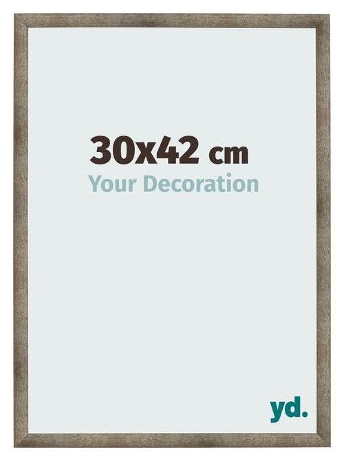 Bilderrahmen 30x42 cm Metall Vintage MDF Bologna Vorne Messe | Yourdecoration.at
