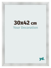 Bilderrahmen 30x42cm Aluminium Gebürstet MDF Pisa Vorne Messe | Yourdecoration.at