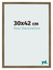 Bilderrahmen 30x42cm Bronze Dekor MDF Bologna Vorne Messe | Yourdecoration.at