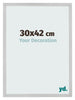 Bilderrahmen 30x42cm Edelstahl MDF Bologna Vorne Messe | Yourdecoration.at