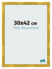 Bilderrahmen 30x42cm Gold Vintage MDF Pisa Vorne Messe | Yourdecoration.at