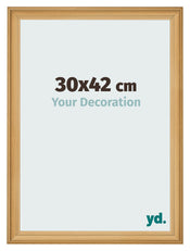 Bilderrahmen 30x42cm Kiefer Gemasert MDF Lazio Vorne Messe | Yourdecoration.at