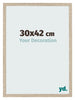 Bilderrahmen 30x42cm Sonoma Eiche MDF Bologna Vorne Messe | Yourdecoration.at