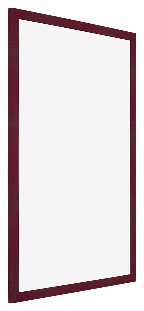 Bilderrahmen 30x42cm Weinrot Gewischt MDF Bologna Vorne Schrag | Yourdecoration.at