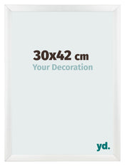 Bilderrahmen 30x42cm Weiß Vintage MDF Pisa Vorne Messe | Yourdecoration.at