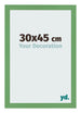 Bilderrahmen 30x45 cm Grun MDF Bologna Vorne Messe | Yourdecoration.at