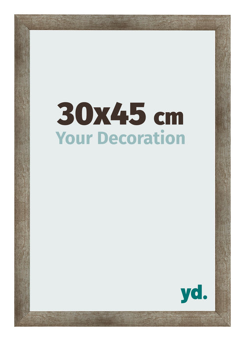 Bilderrahmen 30x45 cm Metall Vintage MDF Bologna Vorne Messe | Yourdecoration.at