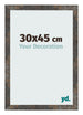 Bilderrahmen 30x45 cm Oxidiertes Metall MDF Bologna Vorne Messe | Yourdecoration.at