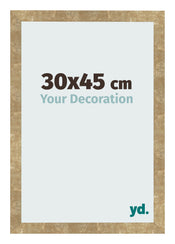 Bilderrahmen 30x45cm Gold Antik MDF Bologna Vorne Messe | Yourdecoration.at