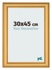 Bilderrahmen 30x45cm Gold Matt MDF Lazio Vorne Messe | Yourdecoration.at
