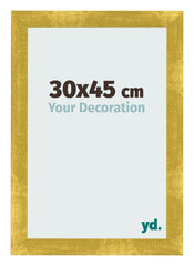 Bilderrahmen 30x45cm Gold Vintage MDF Pisa Vorne Messe | Yourdecoration.at