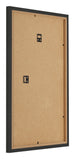 Bilderrahmen 30x45cm Schwarz Gemasert MDF Bologna Ruckseite Schrag | Yourdecoration.at