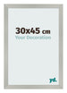 Bilderrahmen 30x45cm Silber Matt MDF Bologna Vorne Messe | Yourdecoration.at