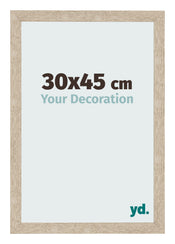 Bilderrahmen 30x45cm Sonoma Eiche MDF Bologna Vorne Messe | Yourdecoration.at