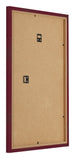 Bilderrahmen 30x45cm Weinrot Gewischt MDF Bologna Ruckseite Schrag | Yourdecoration.at