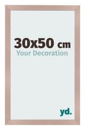 Bilderrahmen 30x50 cm Altrosa MDF Bologna Vorne Messe | Yourdecoration.at