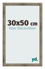Bilderrahmen 30x50 cm Metall Vintage MDF Bologna Vorne Messe | Yourdecoration.at