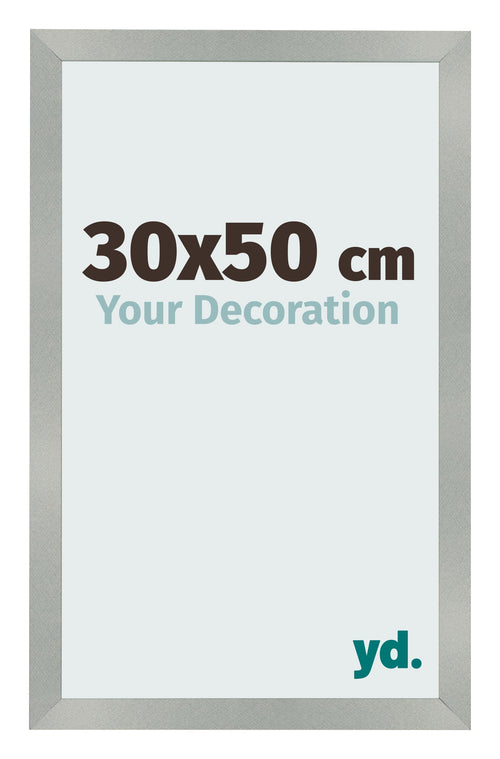 Bilderrahmen 30x50cm Aluminium Gebürstet MDF Bologna Vorne Messe | Yourdecoration.at