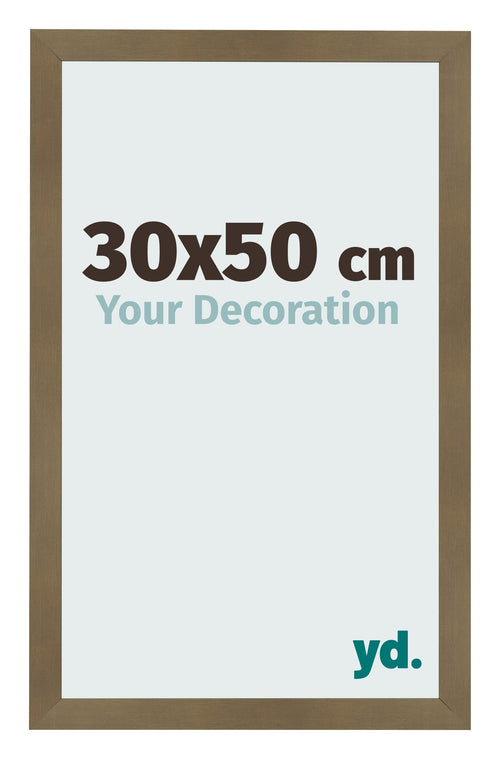 Bilderrahmen 30x50cm Bronze Dekor MDF Bologna Vorne Messe | Yourdecoration.at