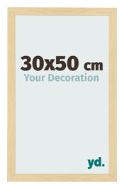 Bilderrahmen 30x50cm Buche Dekor MDF Bologna Vorne Messe | Yourdecoration.at