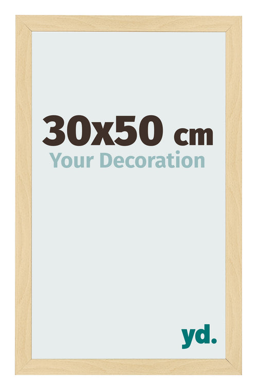 Bilderrahmen 30x50cm Buche Dekor MDF Bologna Vorne Messe | Yourdecoration.at