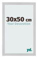 Bilderrahmen 30x50cm Edelstahl MDF Bologna Vorne Messe | Yourdecoration.at
