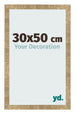 Bilderrahmen 30x50cm Gold Antik MDF Bologna Vorne Messe | Yourdecoration.at