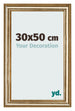 Bilderrahmen 30x50cm Gold Antik MDF Lazio Vorne Messe | Yourdecoration.at