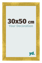 Bilderrahmen 30x50cm Gold Vintage MDF Pisa Vorne Messe | Yourdecoration.at