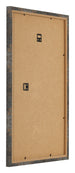 Bilderrahmen 30x50cm Oxidiertes Metall MDF Bologna Ruckseite Schrag | Yourdecoration.at