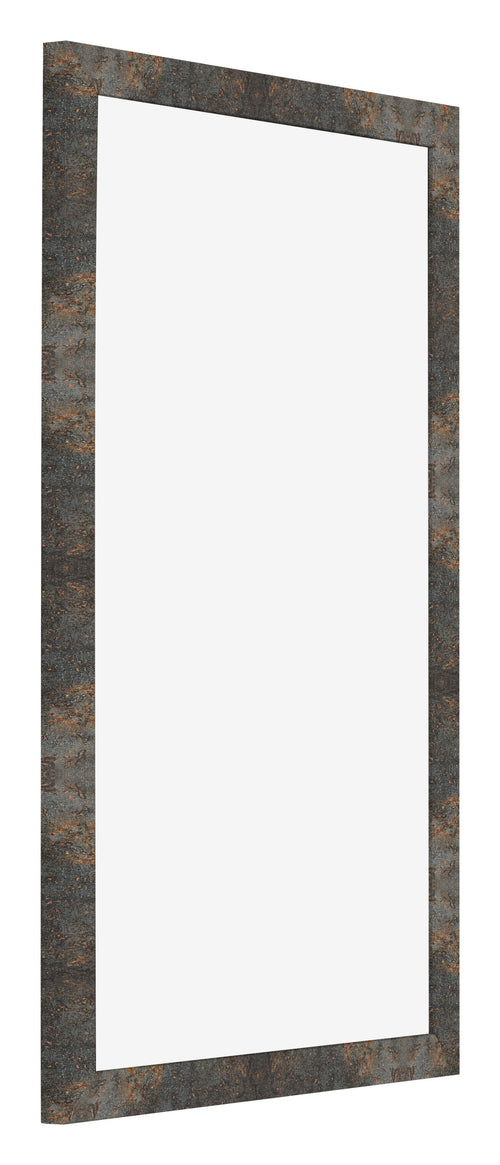 Bilderrahmen 30x50cm Oxidiertes Metall MDF Bologna Vorne Schrag | Yourdecoration.at