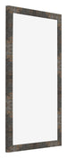 Bilderrahmen 30x50cm Oxidiertes Metall MDF Bologna Vorne Schrag | Yourdecoration.at