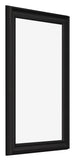 Bilderrahmen 30x50cm Schwarz Gemasert MDF Lazio Vorne Schrag | Yourdecoration.at