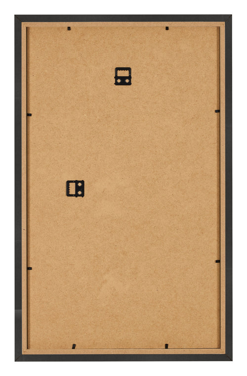 Bilderrahmen 30x50cm Schwarz Matt MDF Bologna Ruckseite | Yourdecoration.at