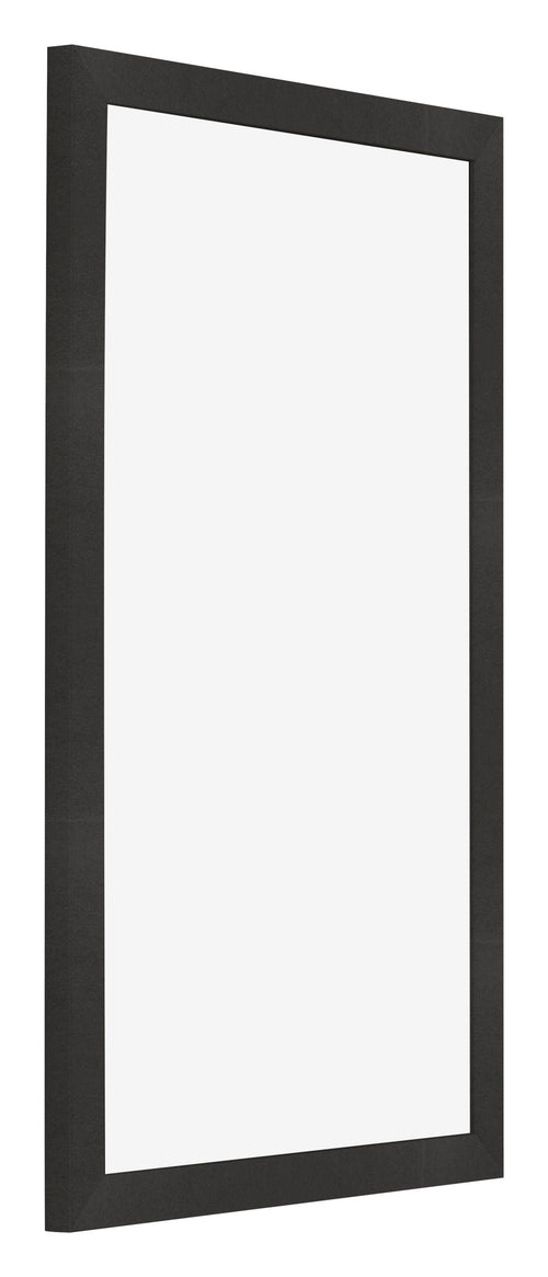 Bilderrahmen 30x50cm Schwarz Matt MDF Bologna Vorne Schrag | Yourdecoration.at