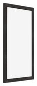 Bilderrahmen 30x50cm Schwarz Matt MDF Bologna Vorne Schrag | Yourdecoration.at